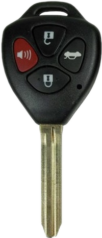 Toyota 4 Large Button Key Shell